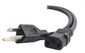 Computer Power Cord/Cable (Known as a Mickey Mouse Cord)